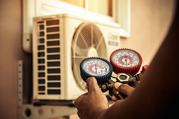 Professional Ac Installation technician working in Grand Terrace, CA
